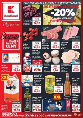 Leták Kaufland - 7.10.2026 - 13.10.2026.