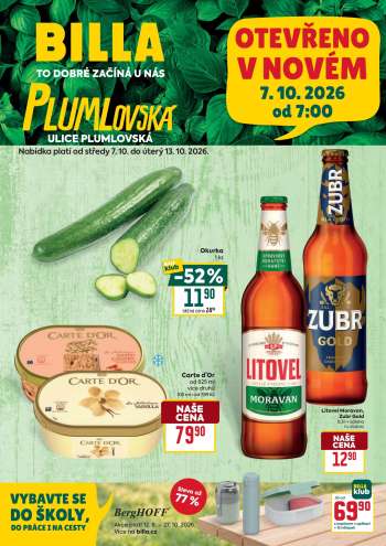 Leták BILLA - 7.10.2026 - 13.10.2026.