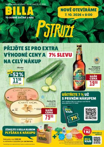 Leták BILLA - 7.10.2026 - 13.10.2026.