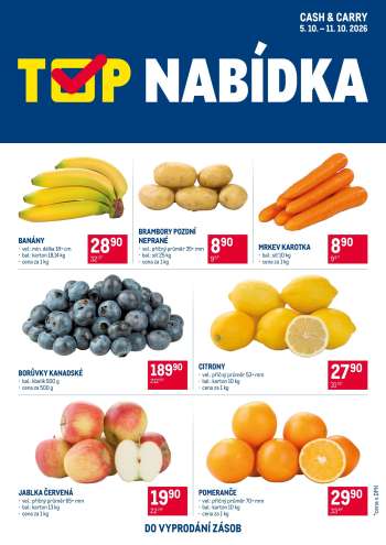 Leták MAKRO - 5.10.2026 - 11.10.2026.