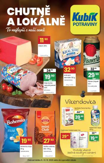 Leták Kubík - 6.10.2026 - 12.10.2026.