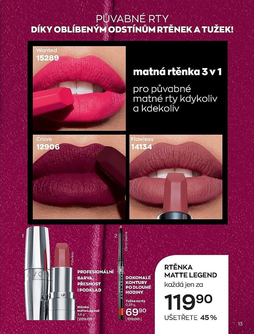 Leták AVON - 1.1.2021 - 31.1.2021. Strana 13
