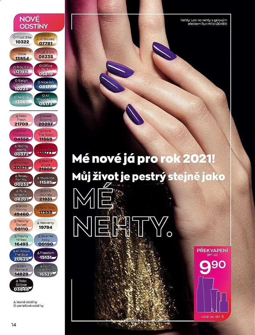 Leták AVON - 1.1.2021 - 31.1.2021. Strana 14