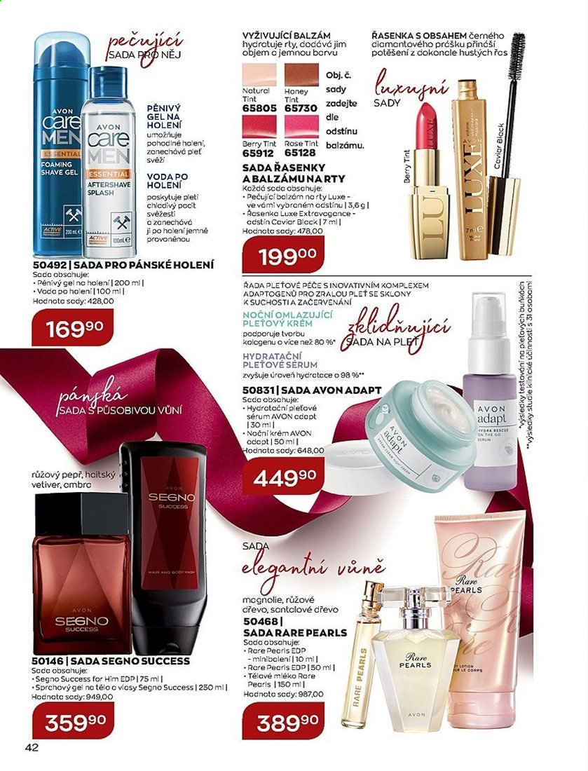 Leták AVON - 1.1.2021 - 31.1.2021. Strana 42