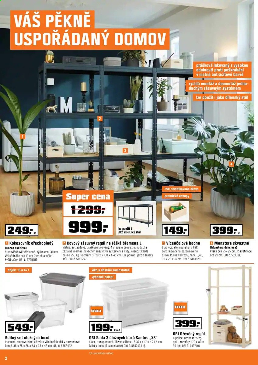 Leták OBI - 1.1.2021 - 31.1.2021. Strana 2