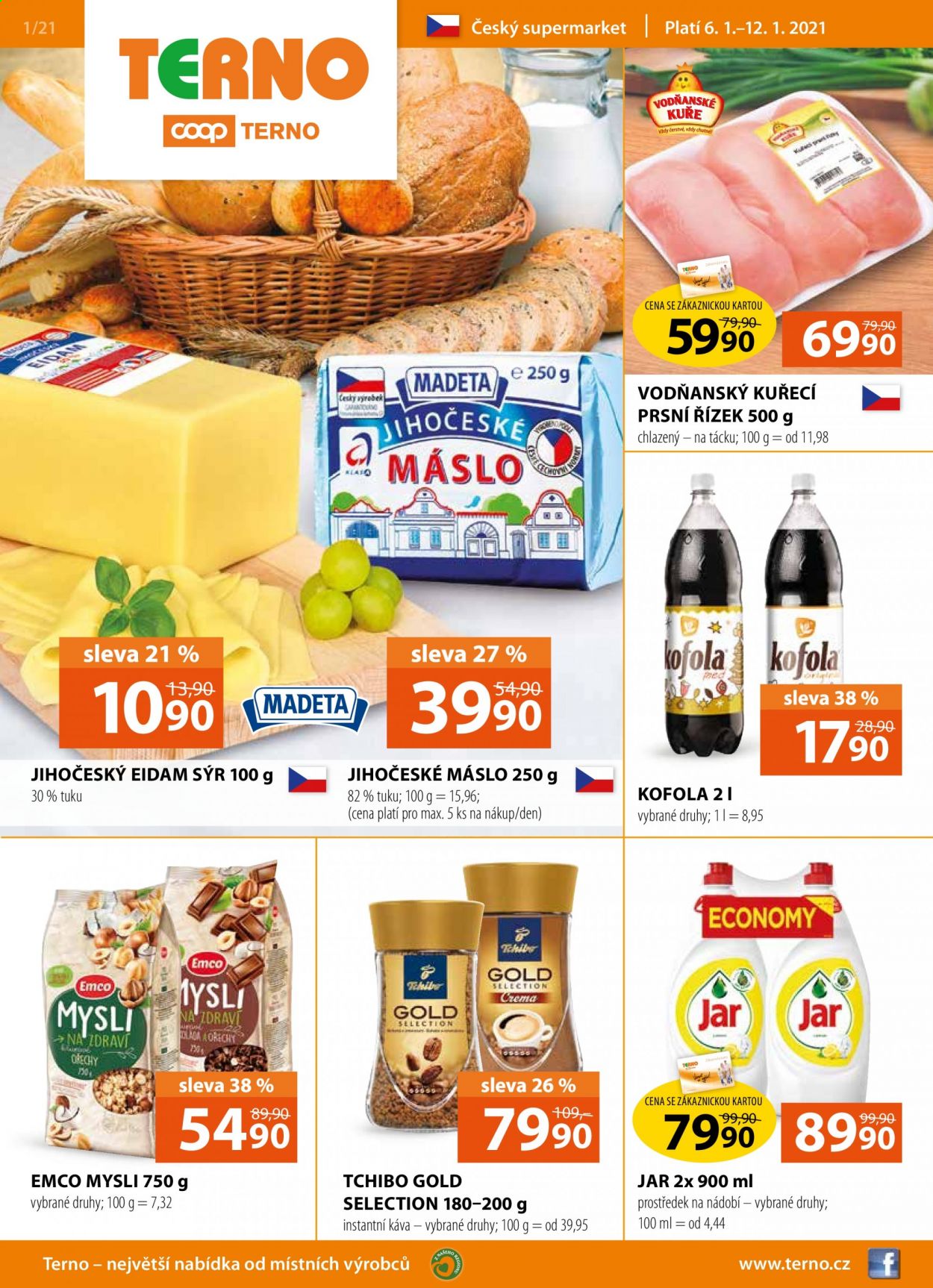 Leták coop TERNO - 6.1.2021 - 12.1.2021. Strana 1