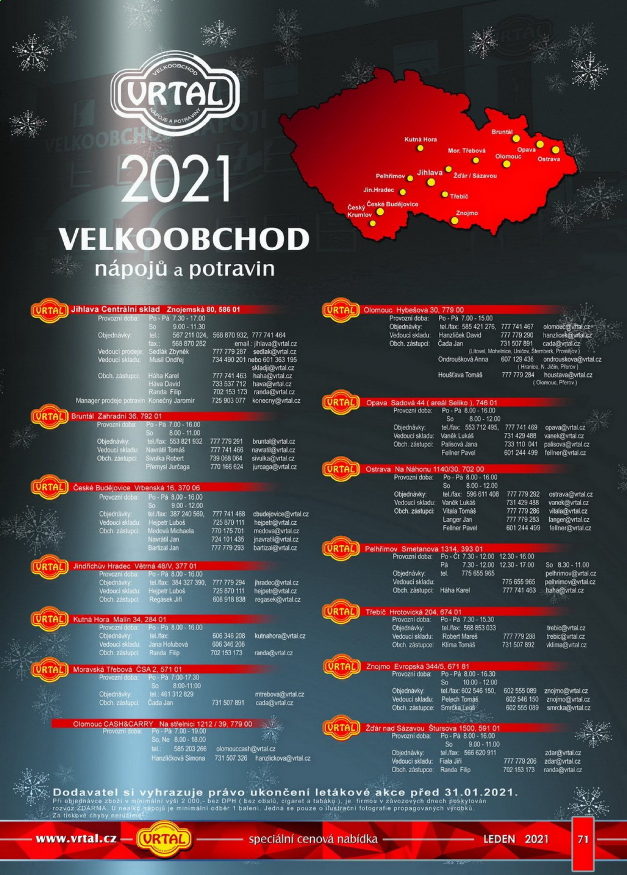 Leták Vrtal - 1.1.2021 - 31.1.2021. Strana 13