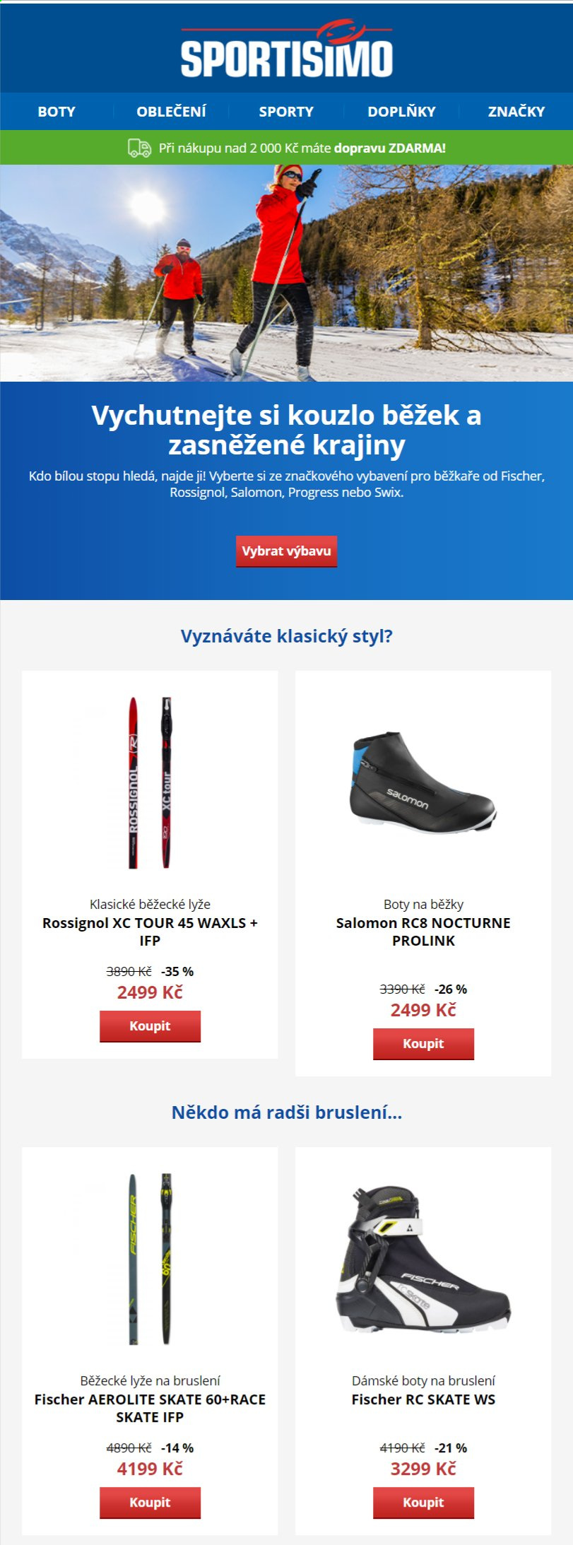 Leták SPORTISIMO - 10.1.2021 - 15.1.2021. Strana 1