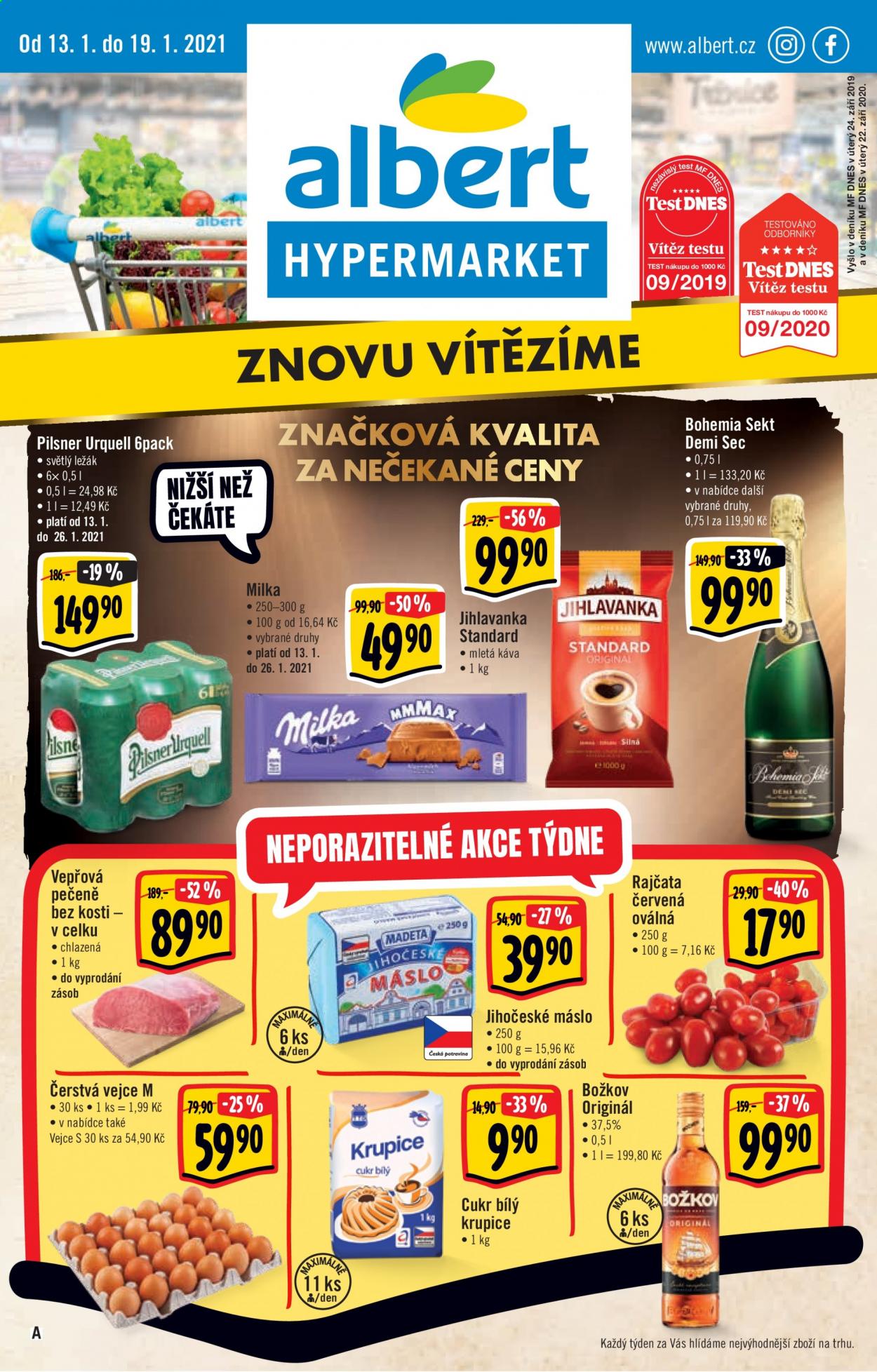 Leták Albert Hypermarket - 13.1.2021 - 19.1.2021. Strana 1