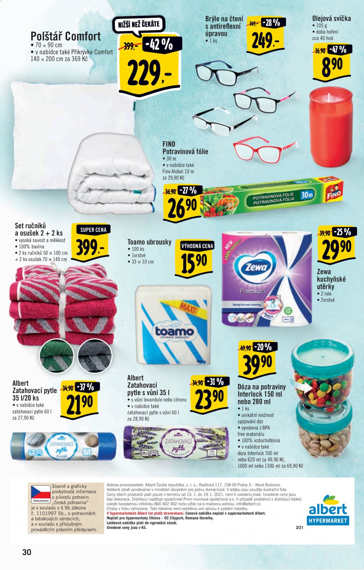 Leták Albert Hypermarket - 13.1.2021 - 19.1.2021. Strana 30
