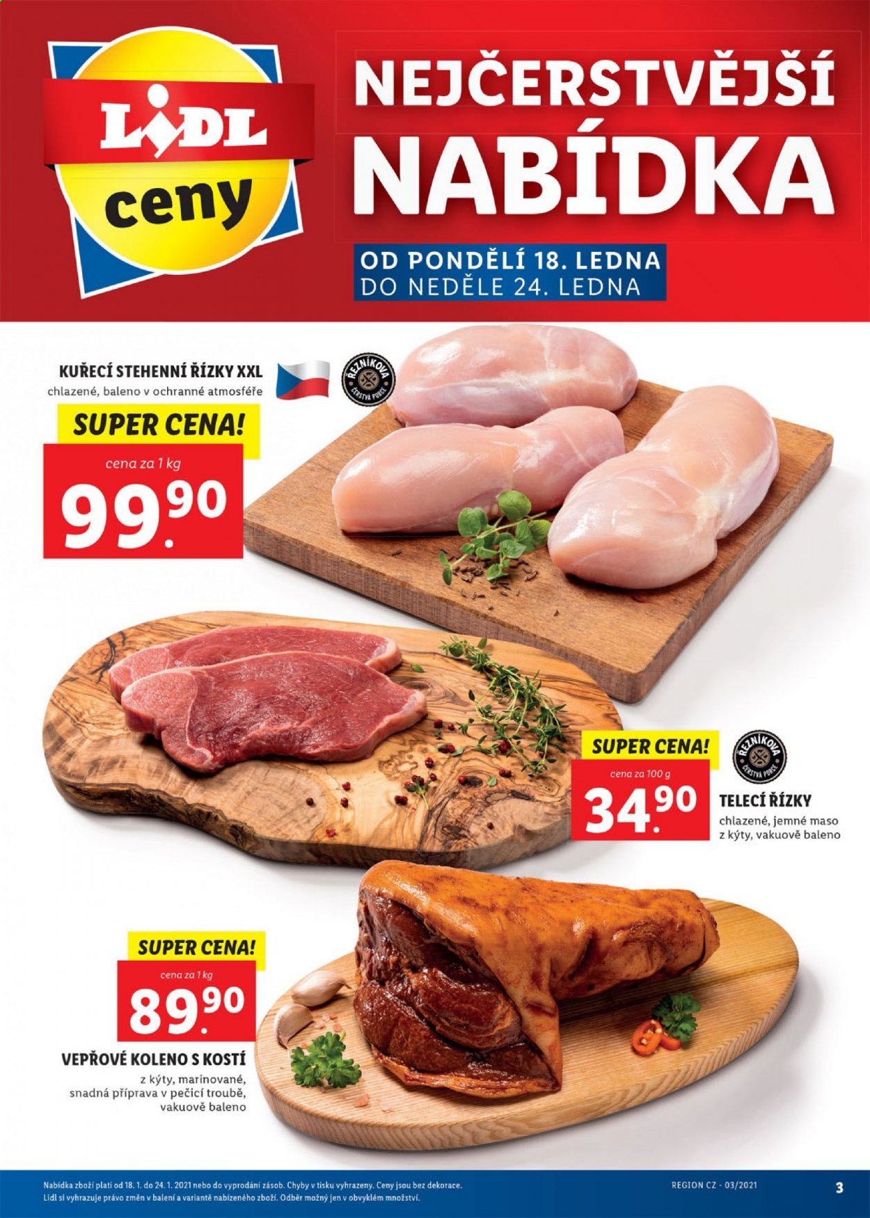 Leták Lidl - 18.1.2021 - 24.1.2021. Strana 3