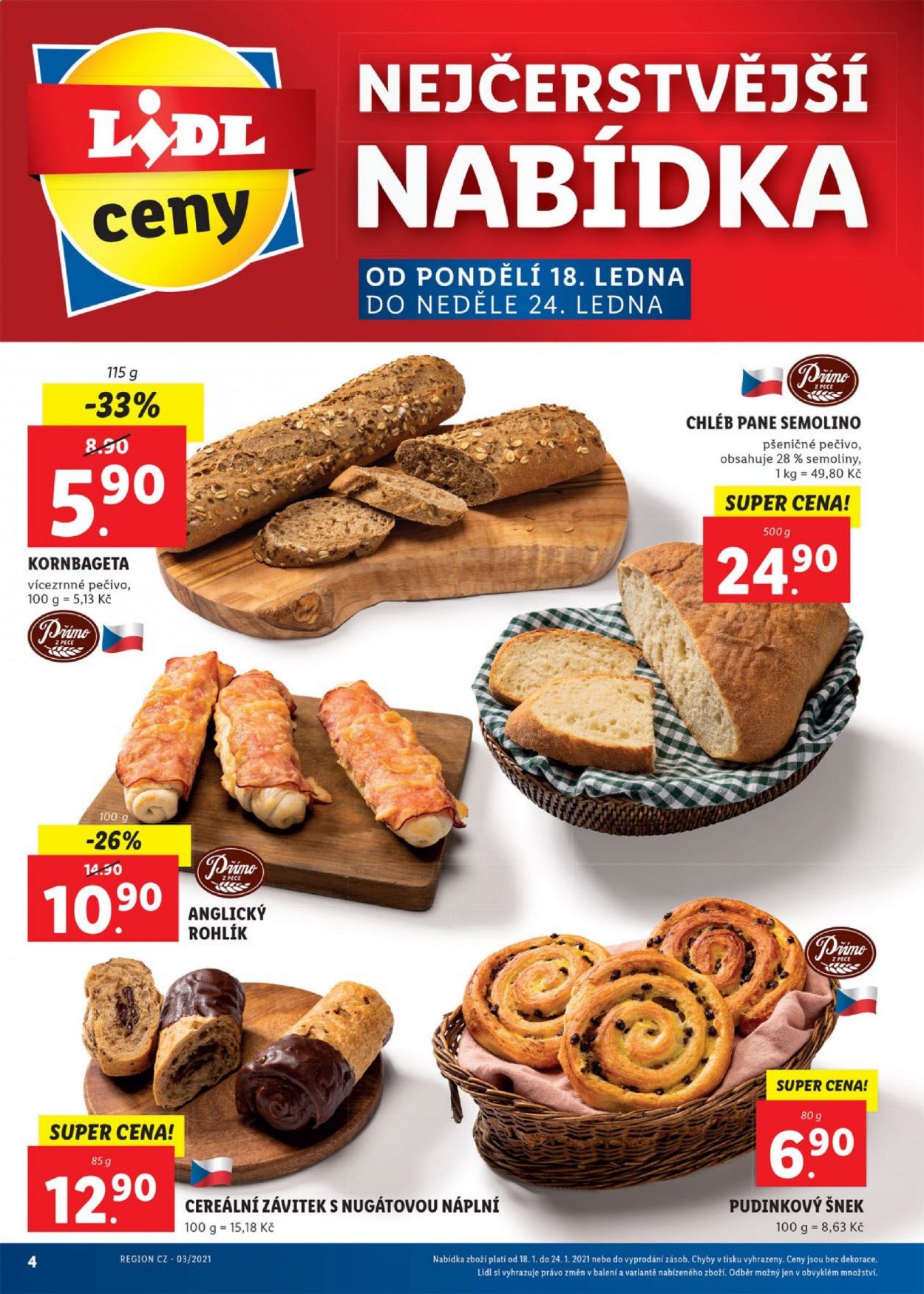 Leták Lidl - 18.1.2021 - 24.1.2021. Strana 4
