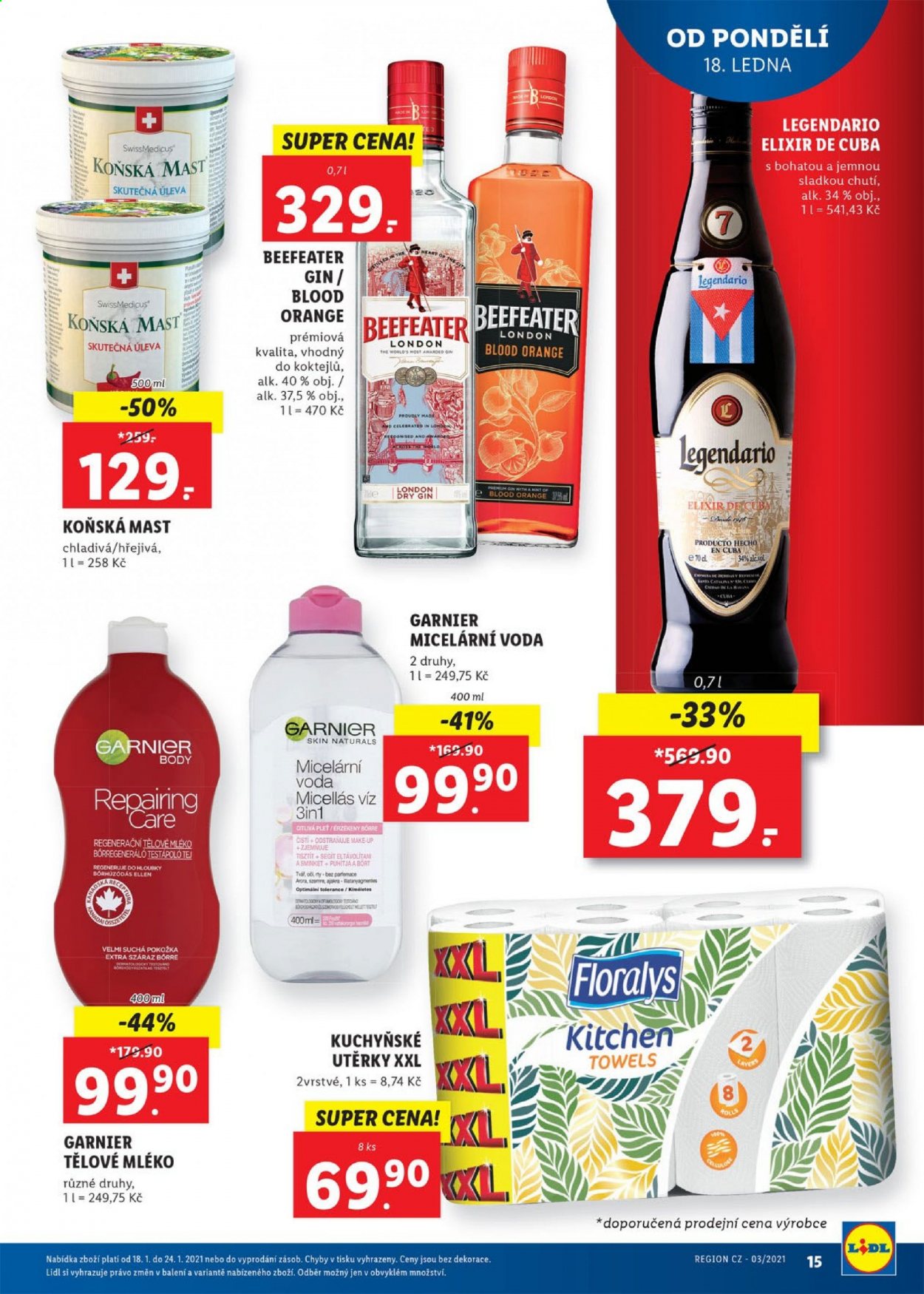 Leták Lidl - 18.1.2021 - 24.1.2021. Strana 15