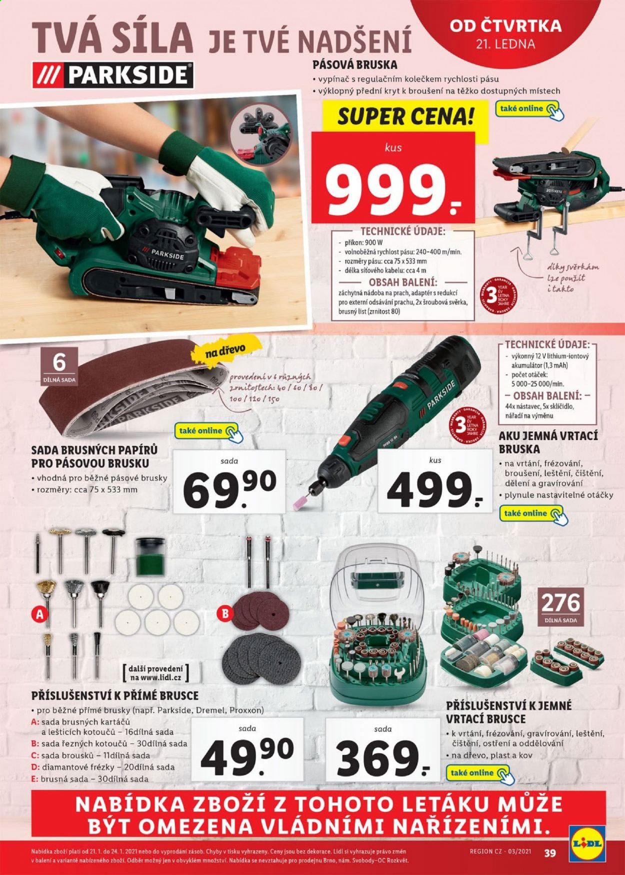 Leták Lidl - 18.1.2021 - 24.1.2021. Strana 39