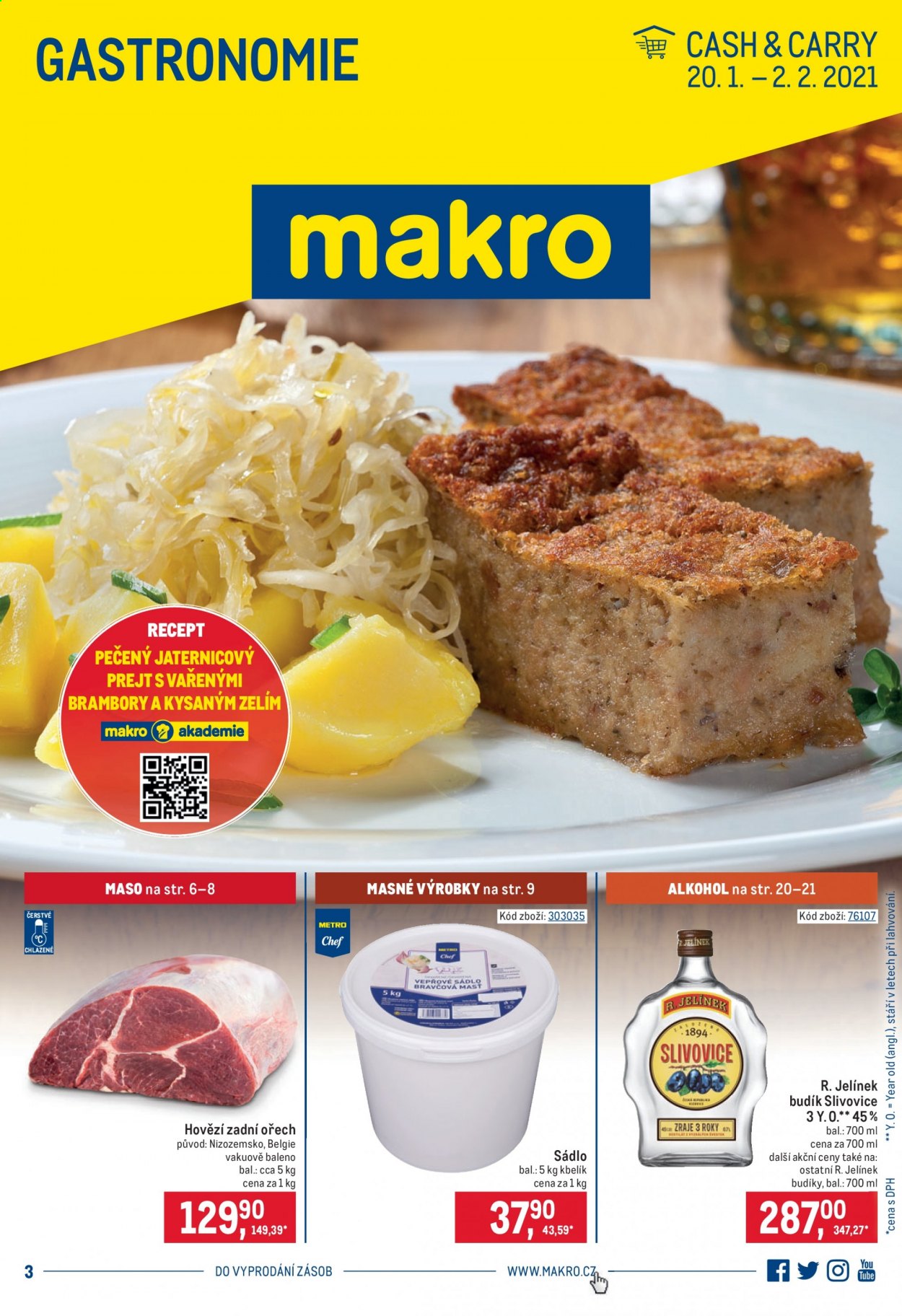 Leták MAKRO - 20.1.2021 - 2.2.2021. Strana 1