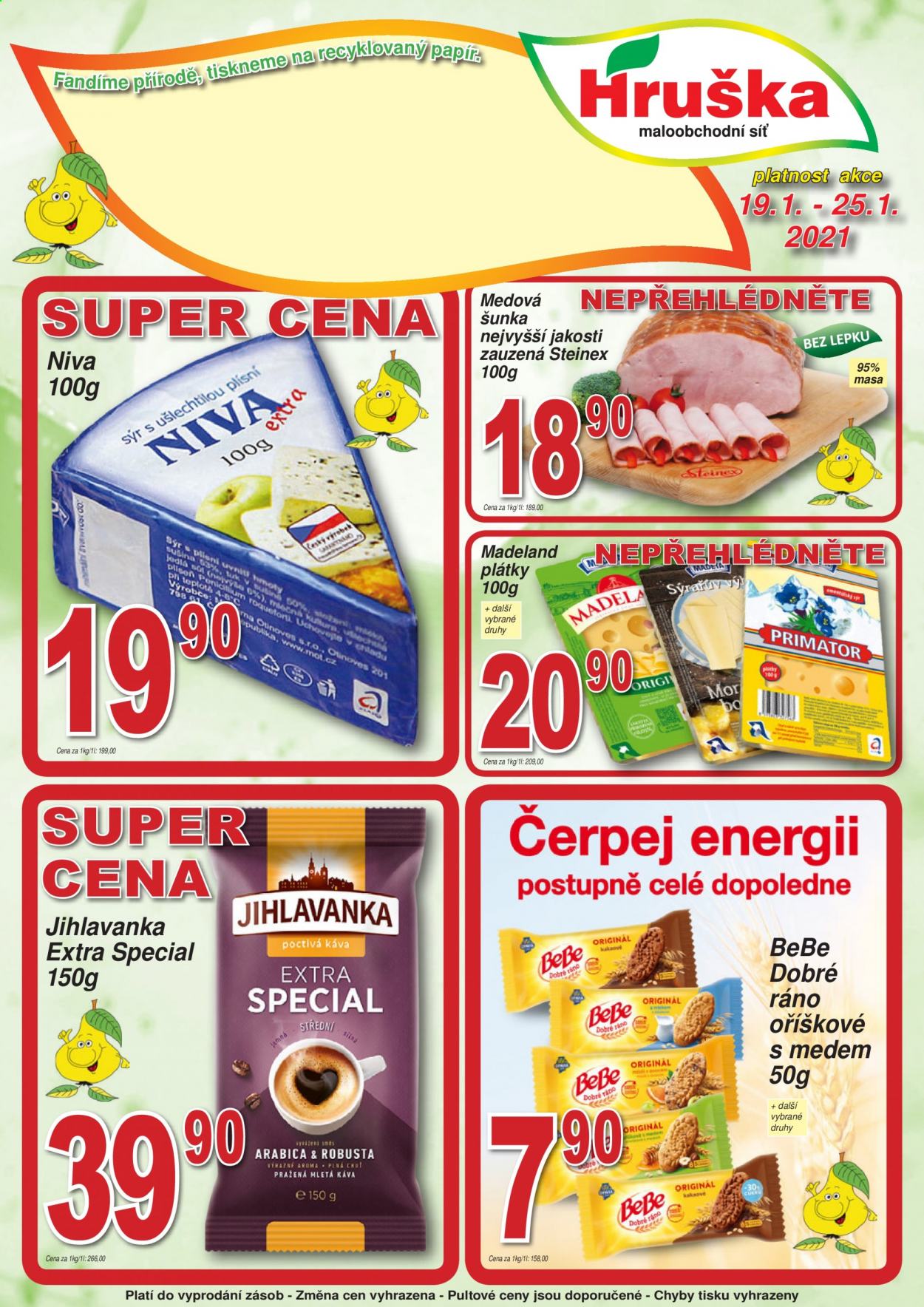Leták Hruška - 19.1.2021 - 25.1.2021. Strana 1