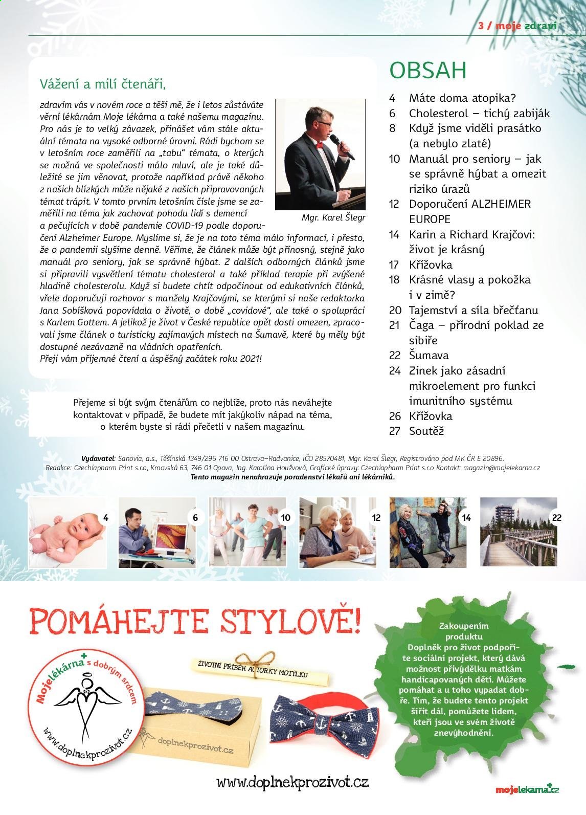 Leták mojelekarna.cz - 1.1.2021 - 28.2.2021. Strana 2