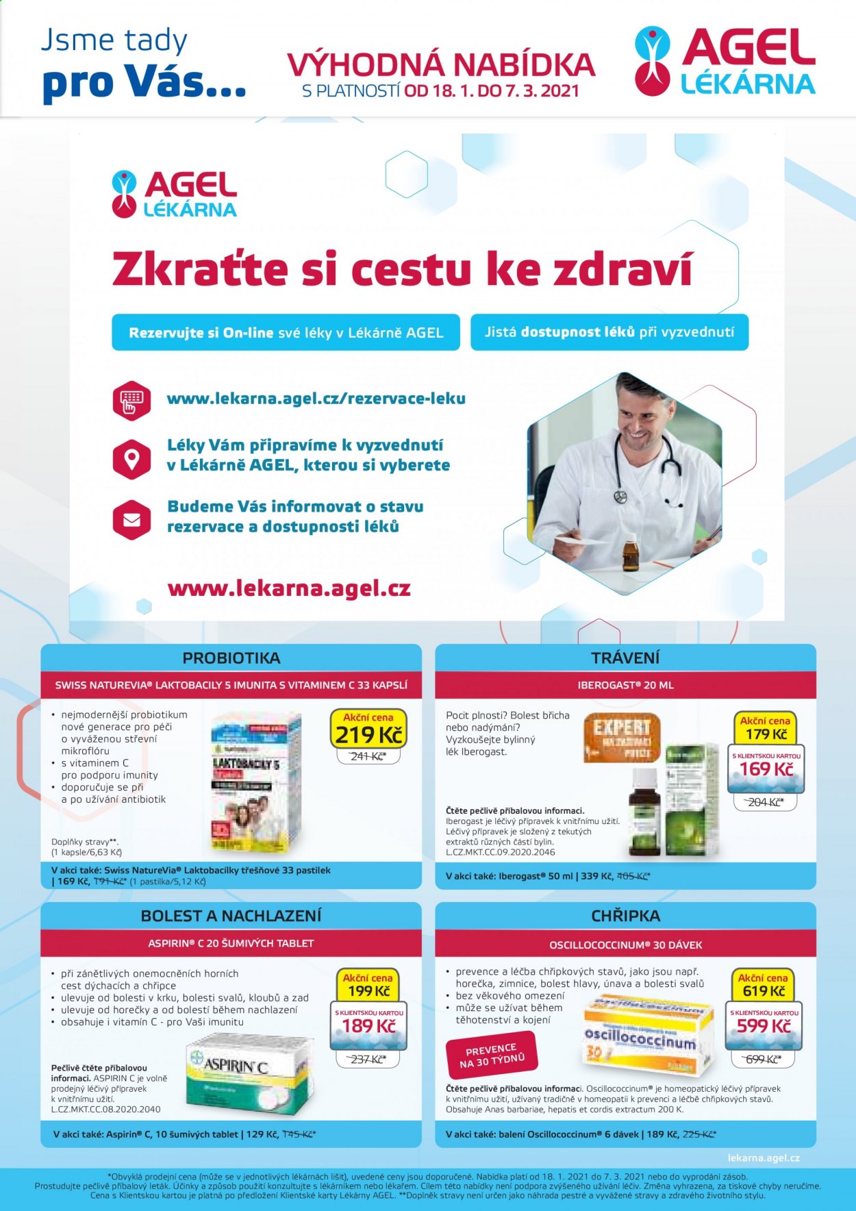 Leták AGEL lékárna - 18.1.2021 - 7.3.2021. Strana 3