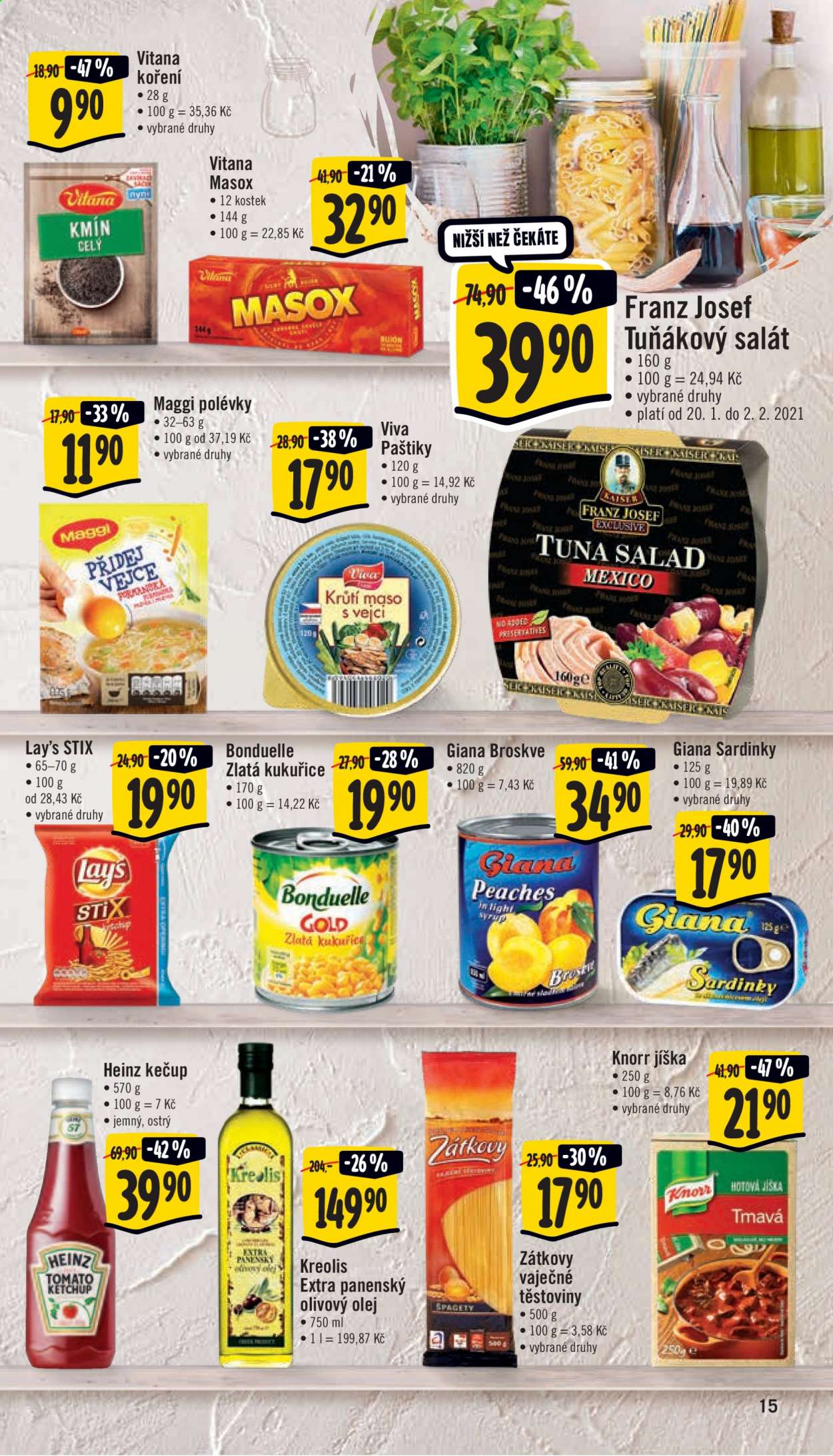 Leták Albert Supermarket - 20.1.2021 - 26.1.2021. Strana 15