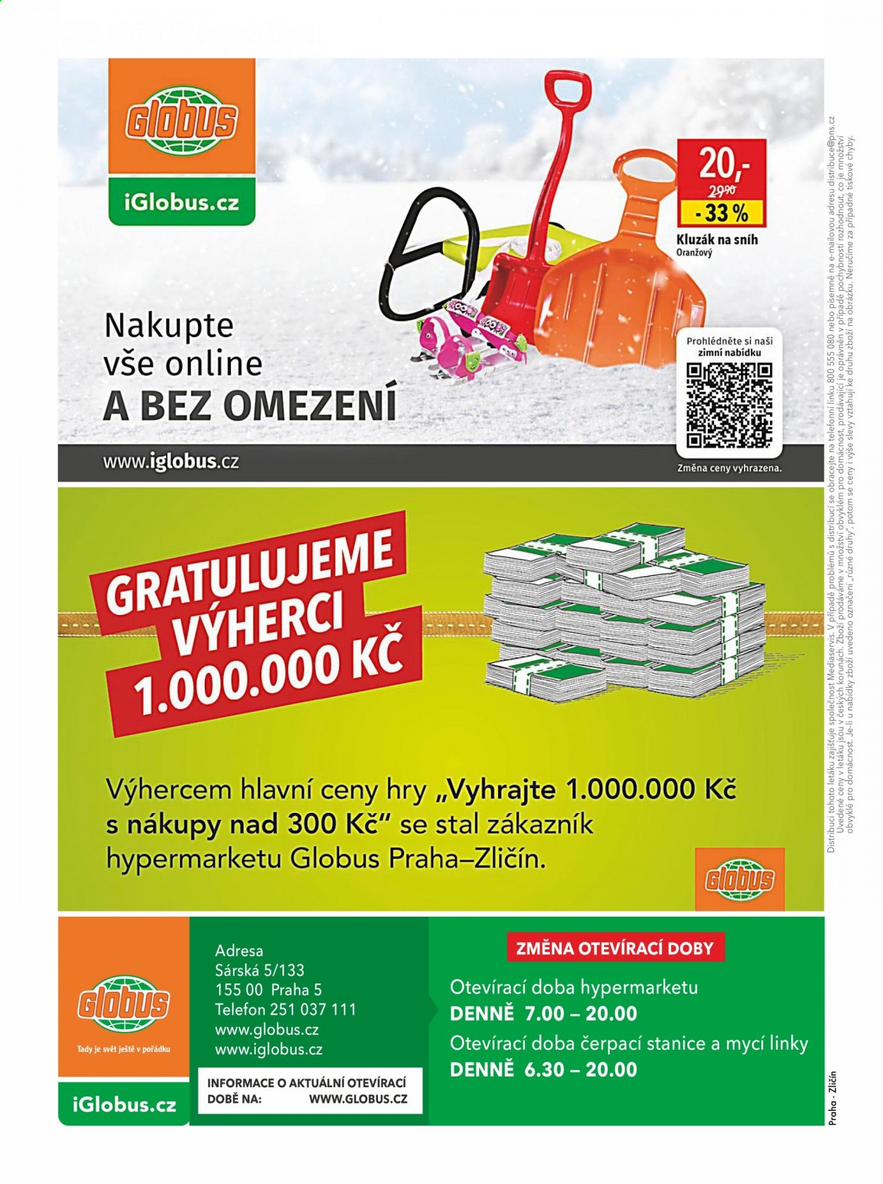 Leták Globus - 21.1.2021 - 27.1.2021. Strana 20