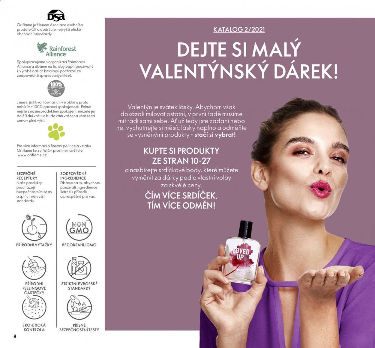 Leták ORIFLAME - 19.1.2021 - 8.2.2021. Strana 8