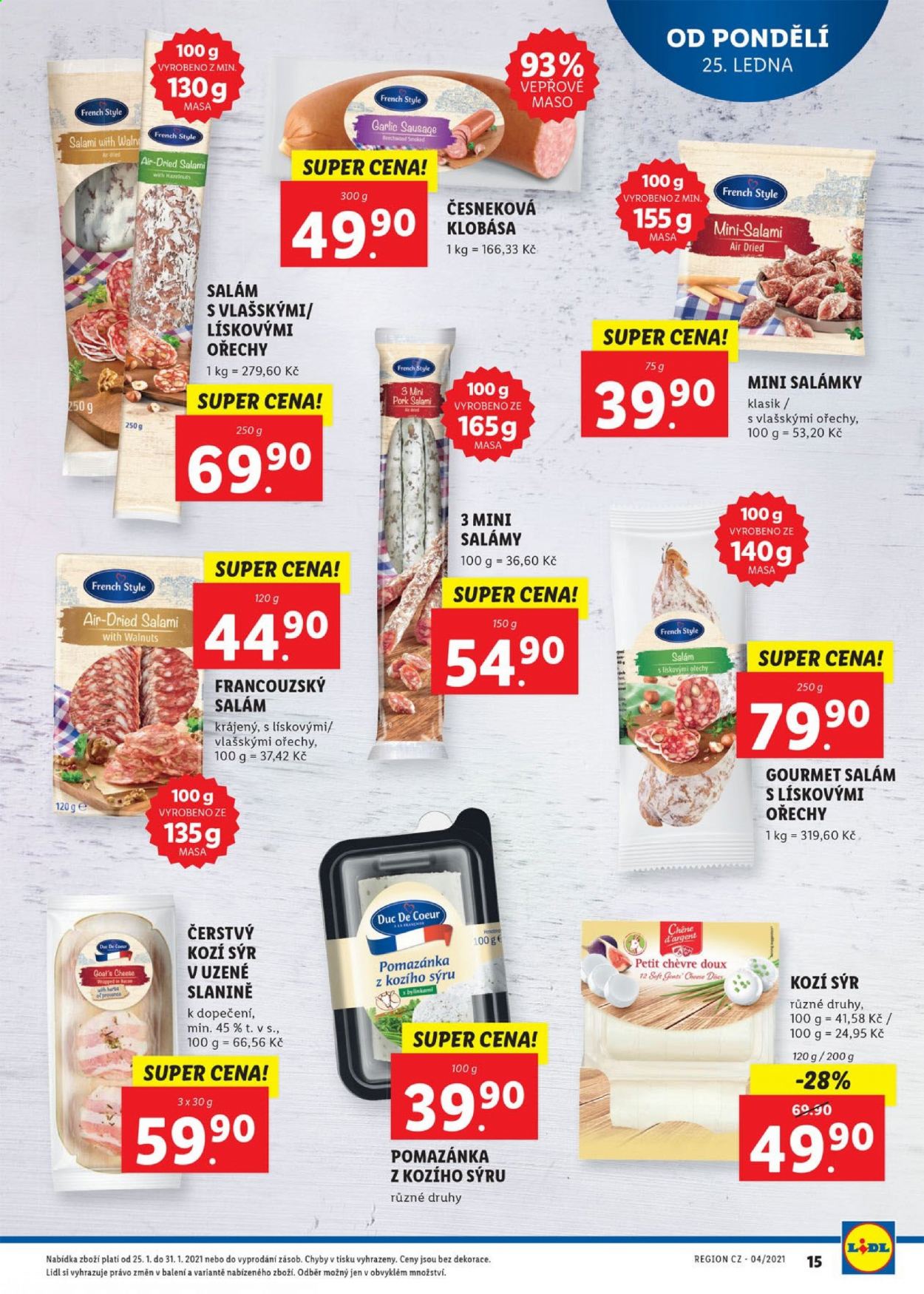 Leták Lidl - 25.1.2021 - 31.1.2021. Strana 15