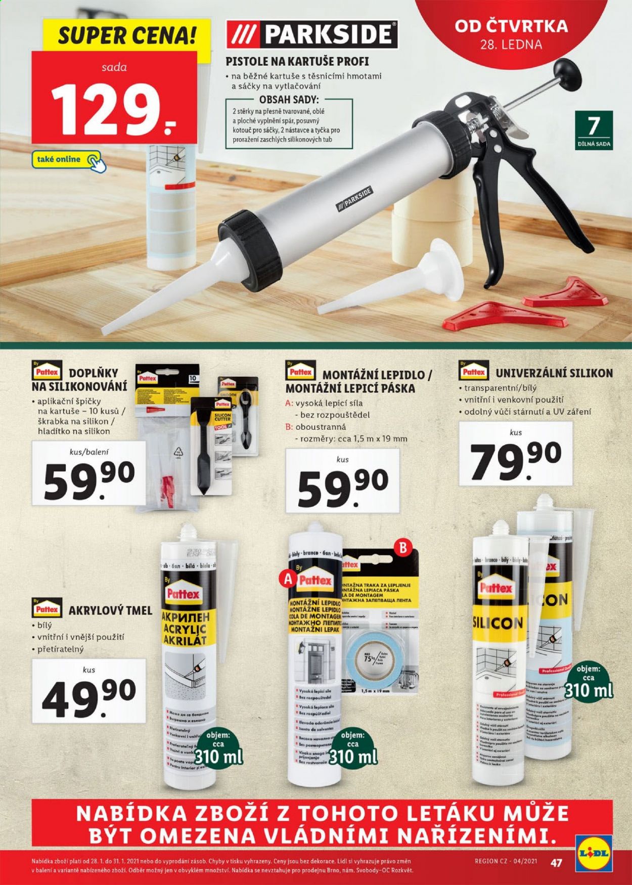 Leták Lidl - 25.1.2021 - 31.1.2021. Strana 47