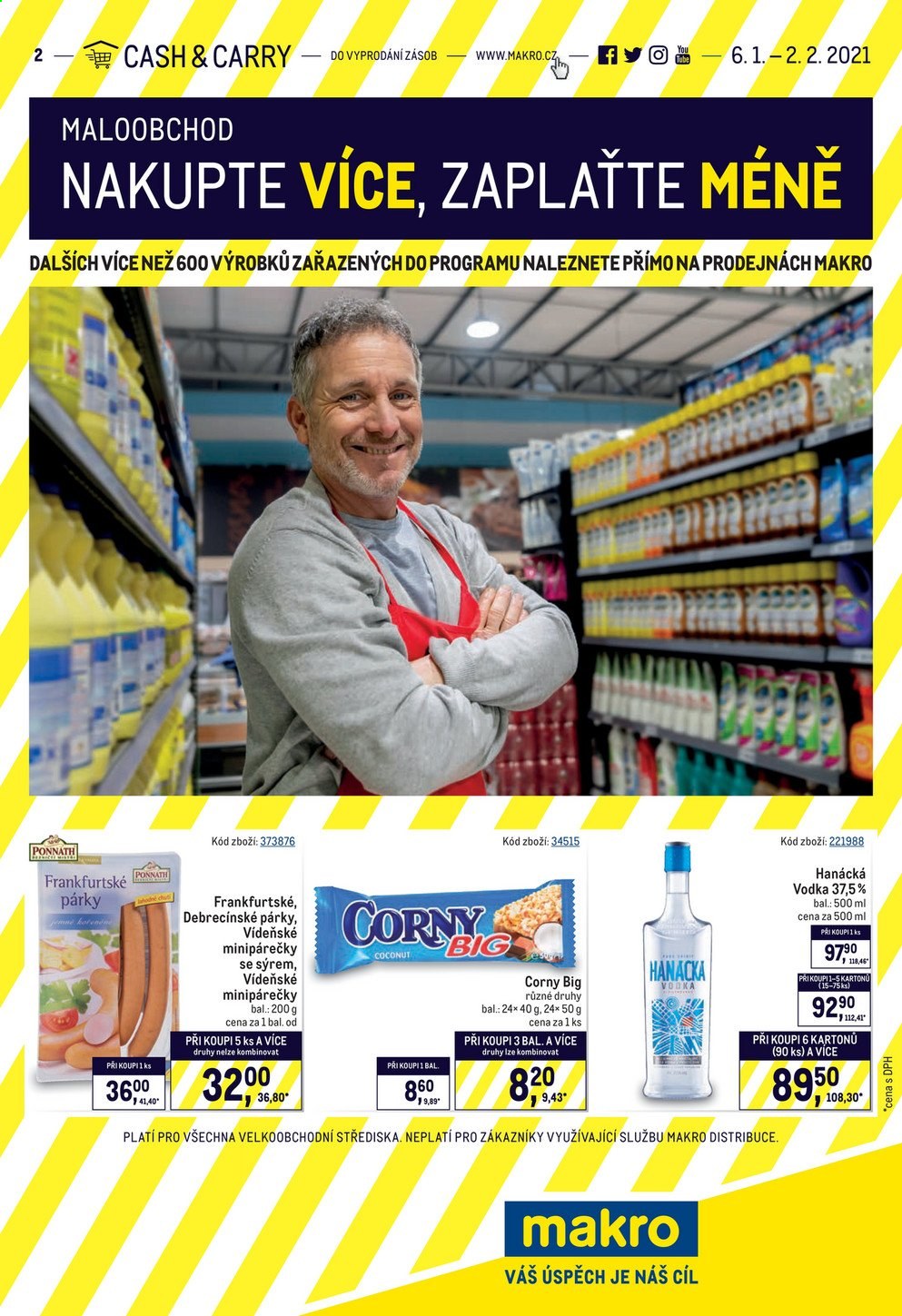 Leták MAKRO - 6.1.2021 - 2.2.2021. Strana 1