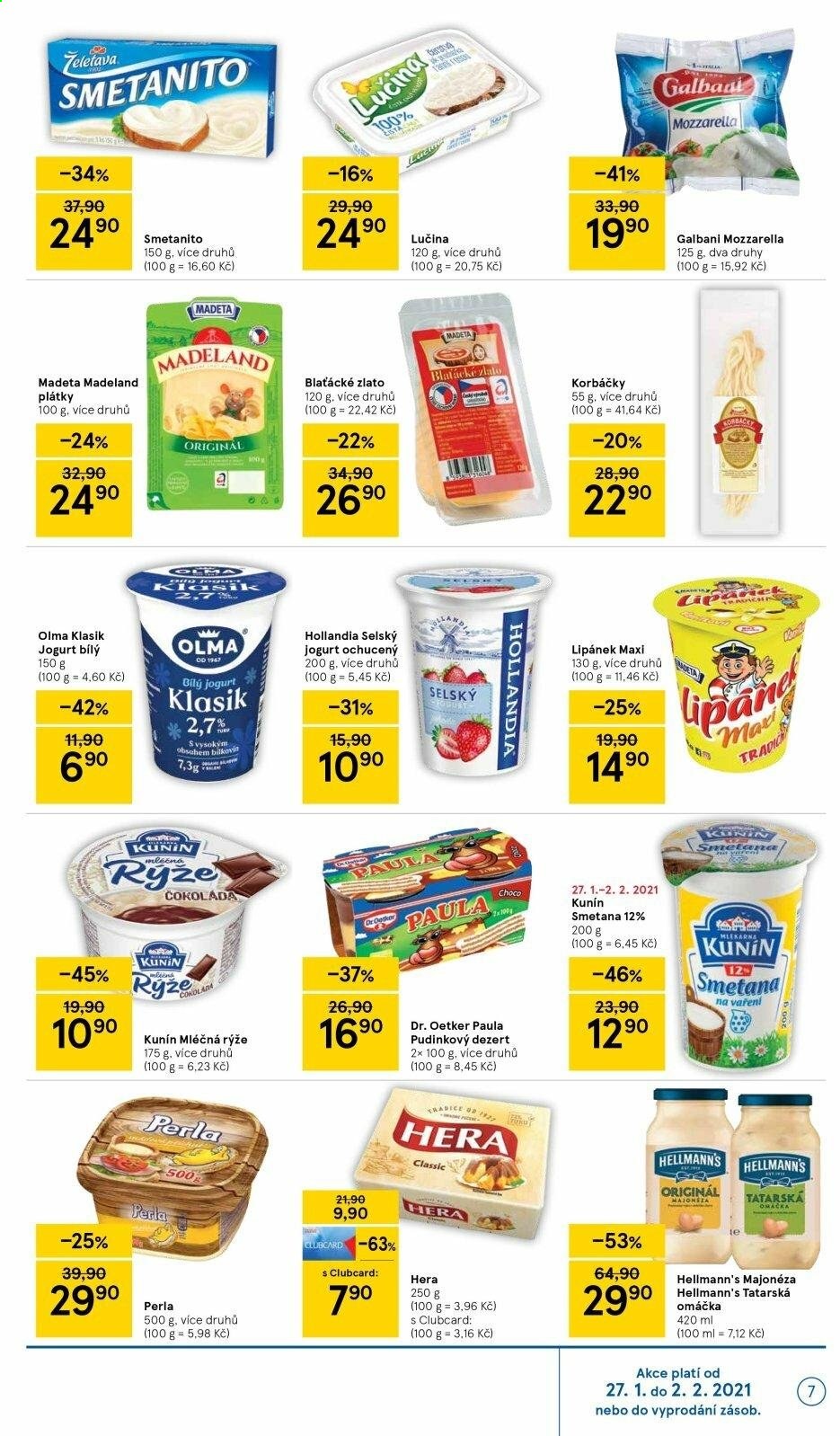 Leták TESCO - 27.1.2021 - 2.2.2021. Strana 7