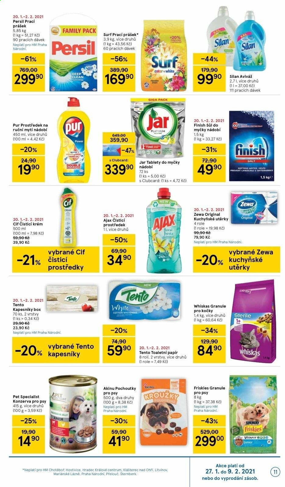 Leták TESCO - 27.1.2021 - 2.2.2021. Strana 11
