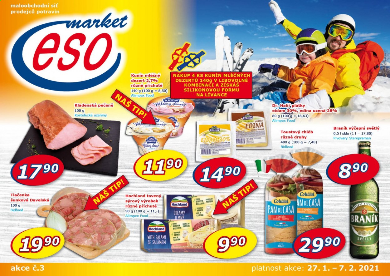 Leták ESO MARKET - 27.1.2021 - 7.2.2021. Strana 1
