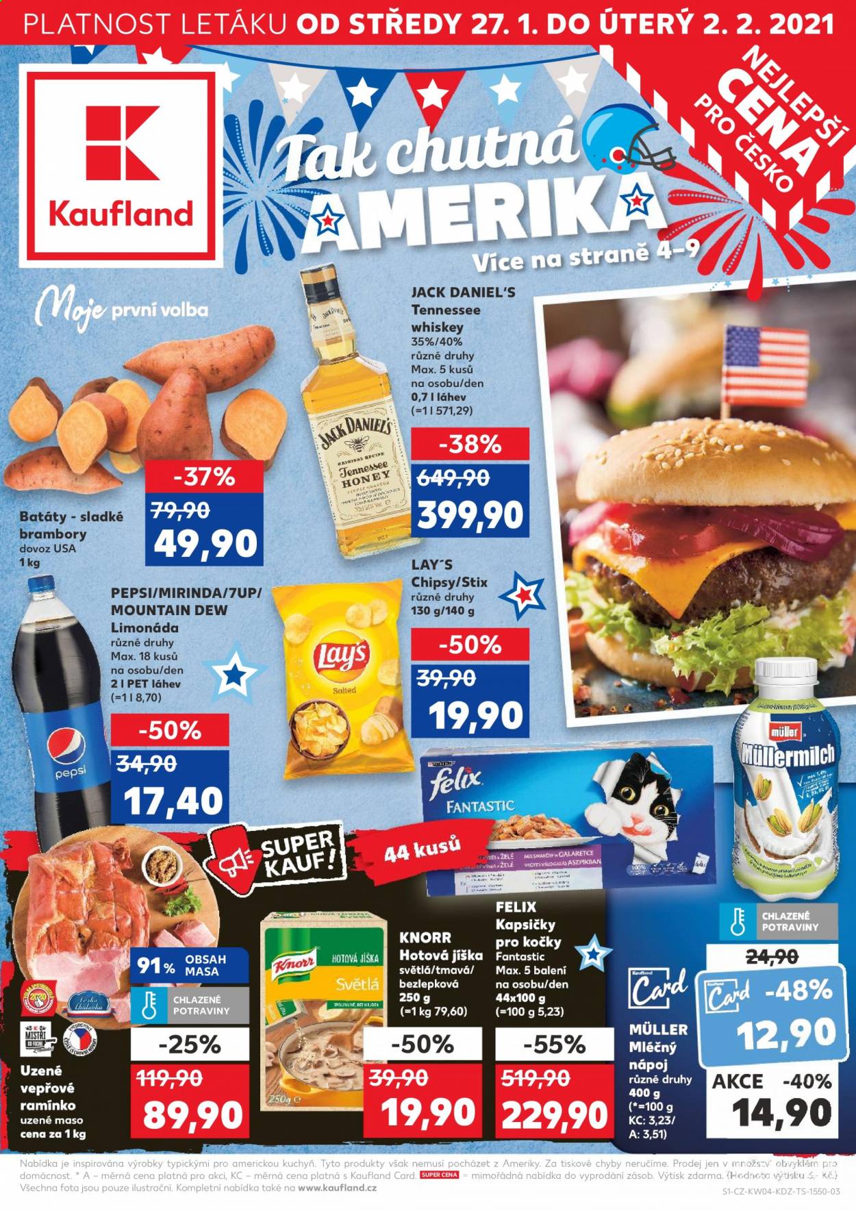 Leták Kaufland - 27.1.2021 - 2.2.2021. Strana 1