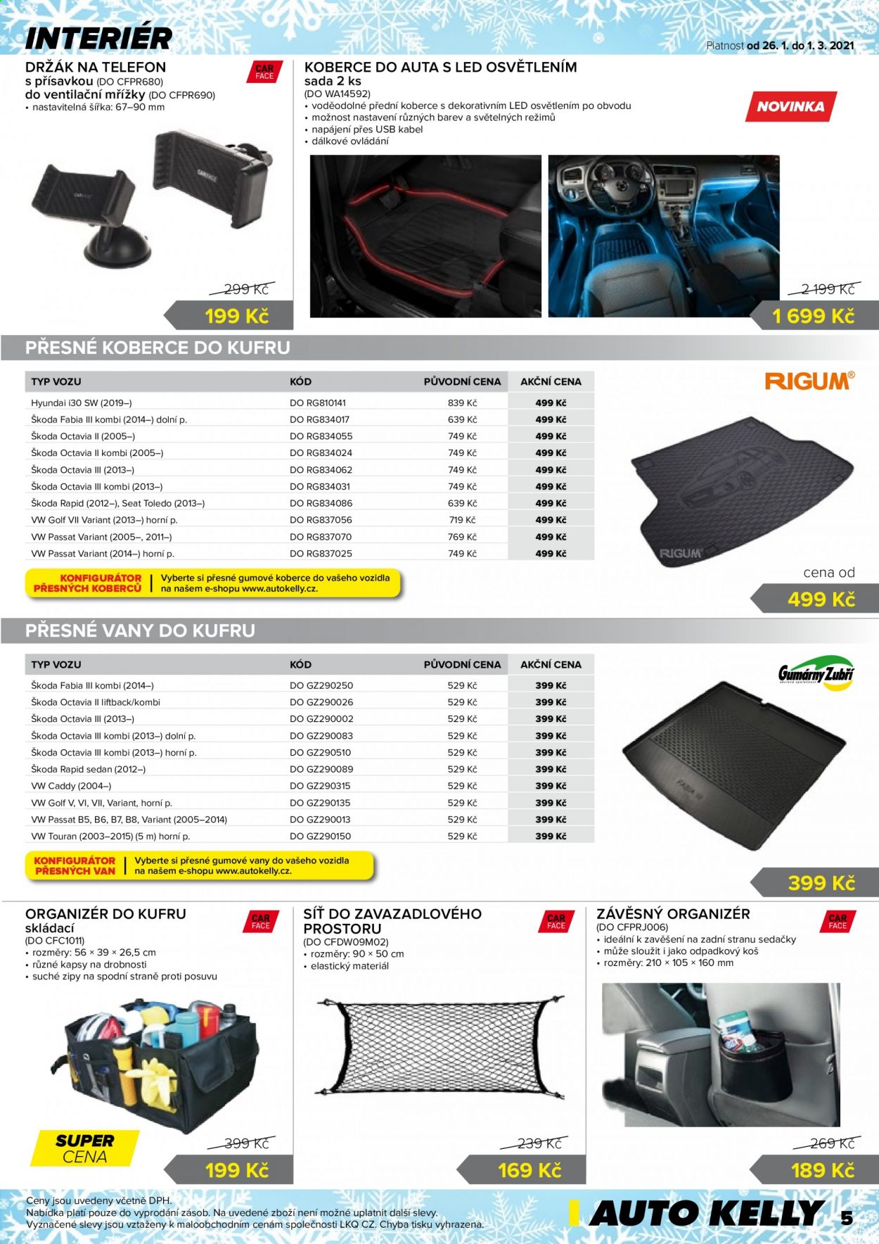 Leták AUTO KELLY - 26.1.2021 - 1.3.2021. Strana 5