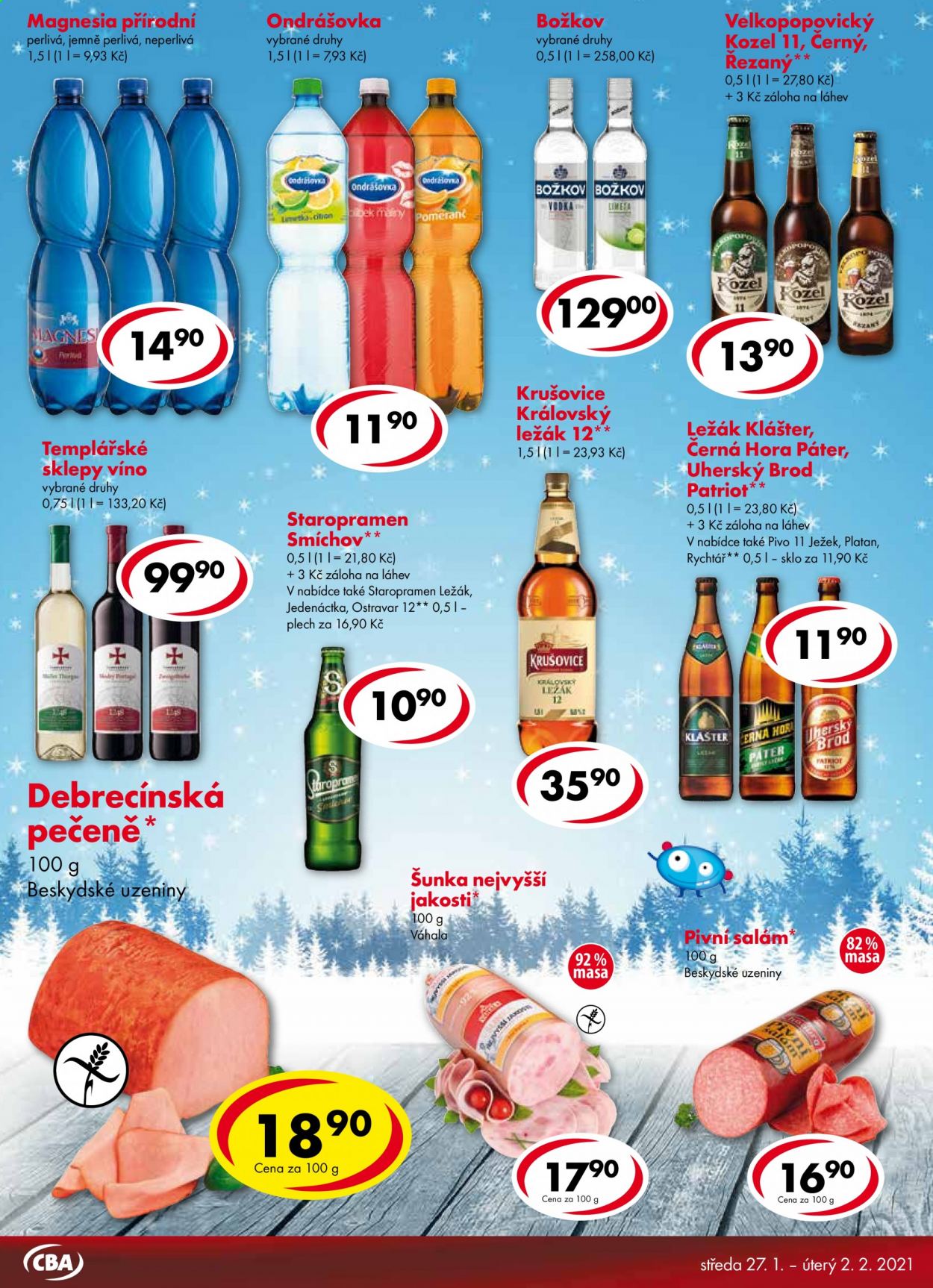 Leták CBA Premium - 27.1.2021 - 2.2.2021. Strana 4