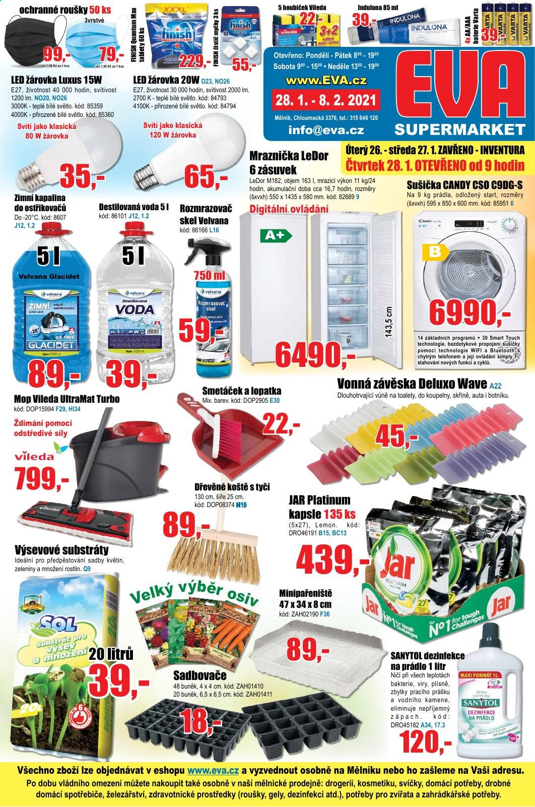 Leták EVA supermarket - 28.1.2021 - 8.2.2021. Strana 1