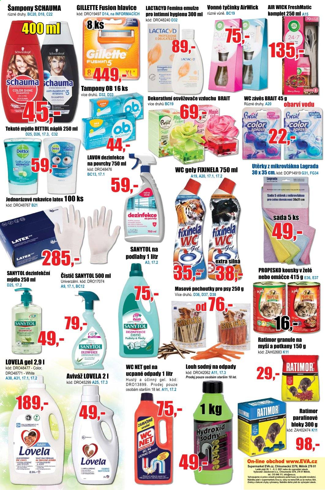 Leták EVA supermarket - 28.1.2021 - 8.2.2021. Strana 6
