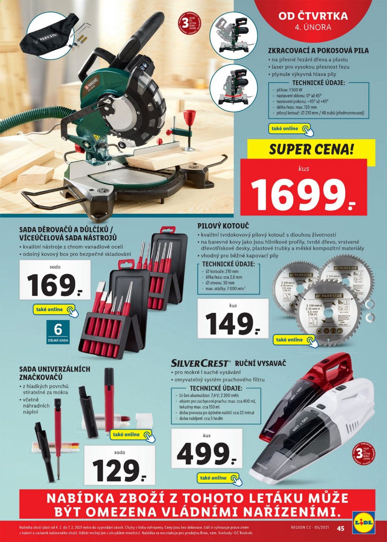 Leták Lidl - 1.2.2021 - 7.2.2021. Strana 45