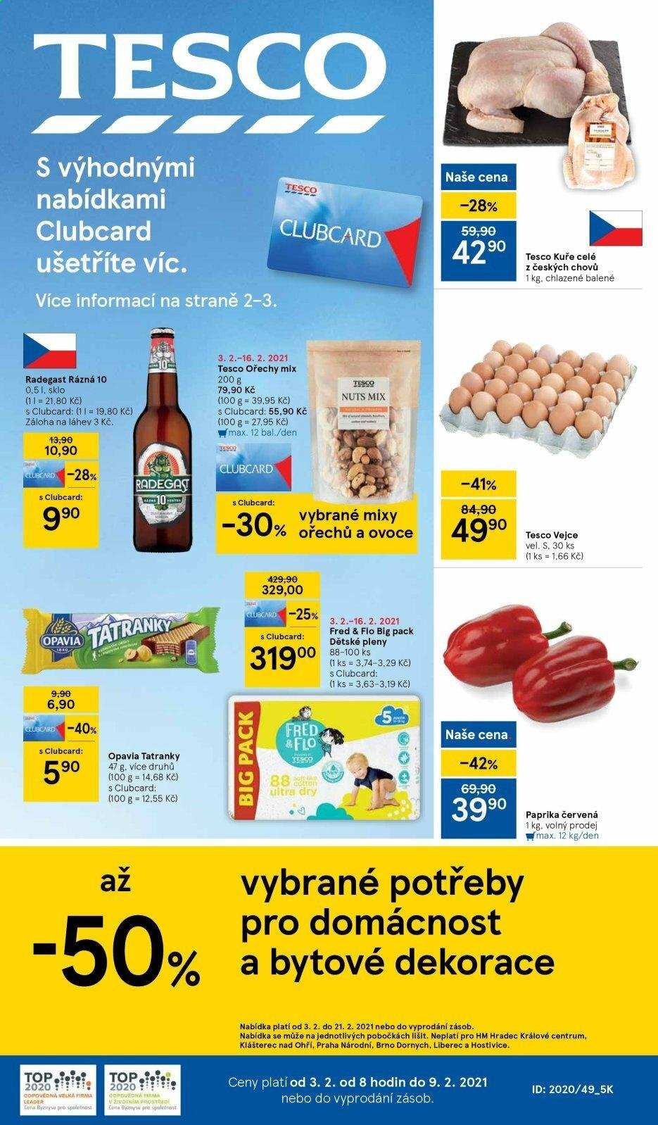 Leták TESCO - 3.2.2021 - 9.2.2021. Strana 1
