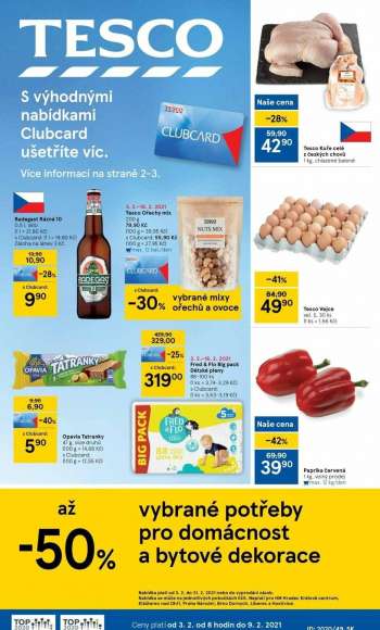 Leták TESCO - 3.2.2021 - 9.2.2021.