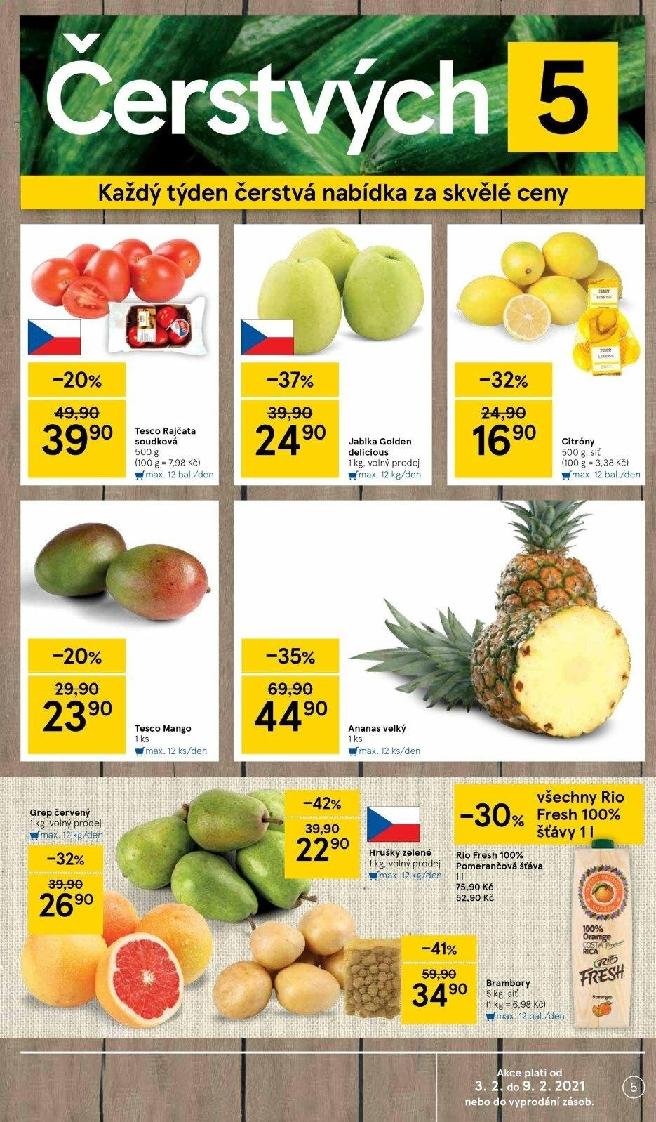 Leták TESCO - 3.2.2021 - 9.2.2021. Strana 5
