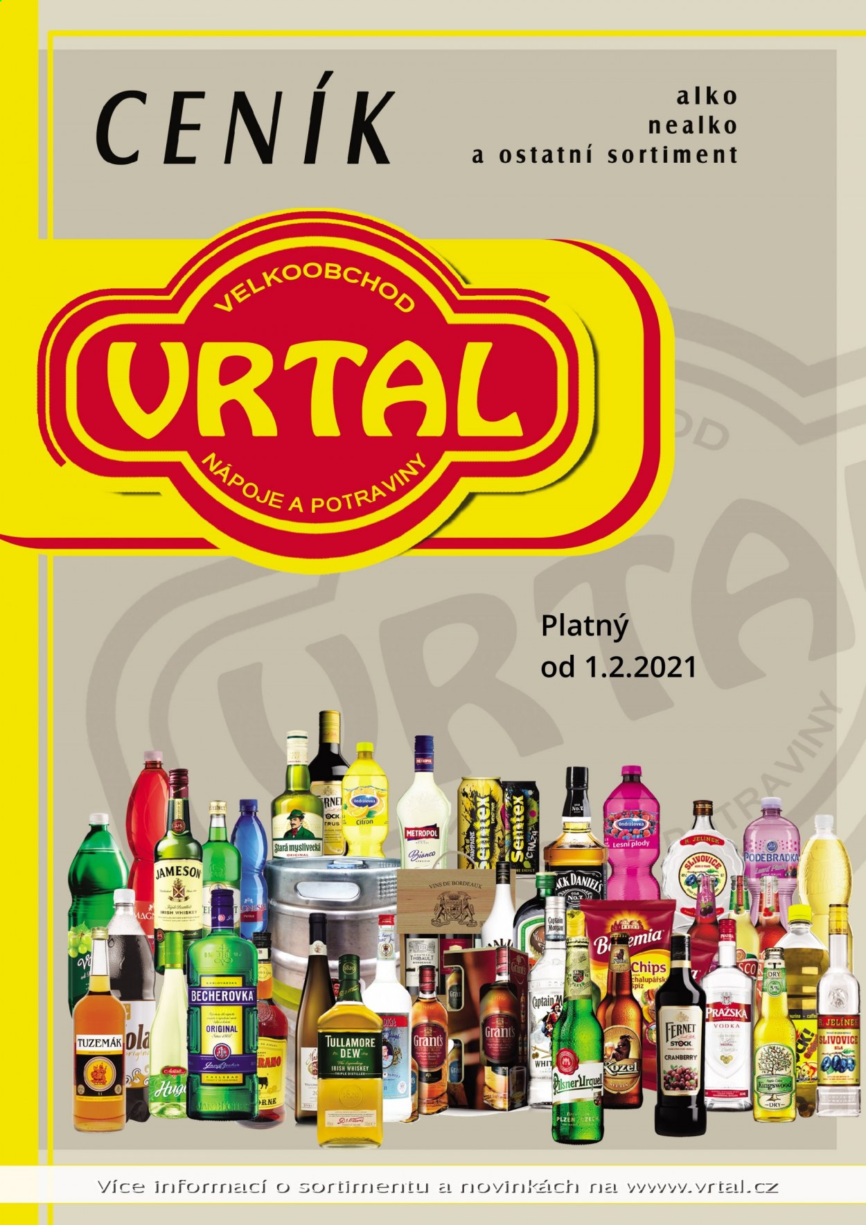 Leták Vrtal. Strana 1
