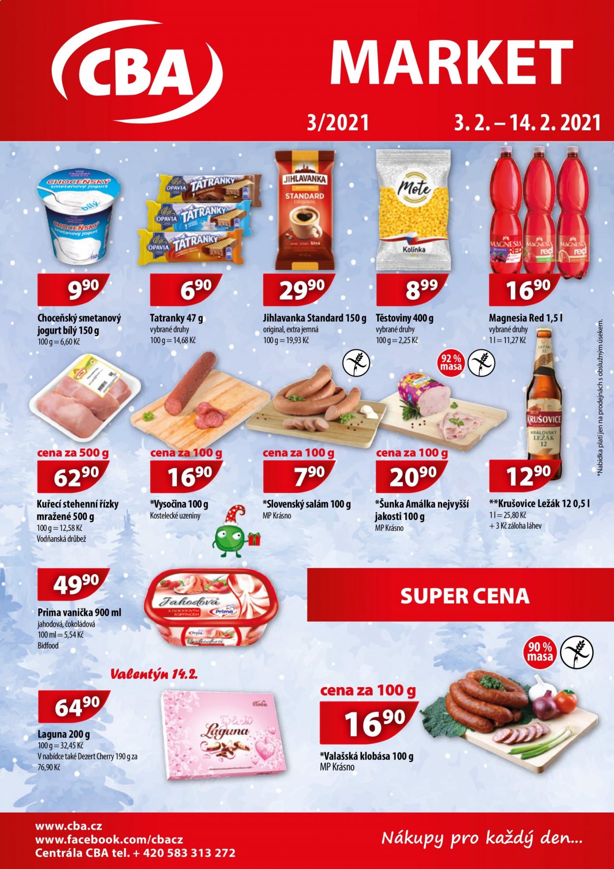 Leták CBA market - 3.2.2021 - 14.2.2021. Strana 1