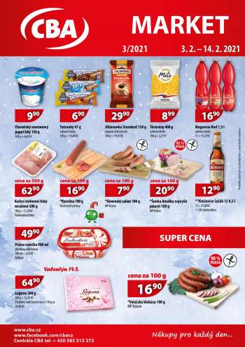 Leták CBA market - 3.2.2021 - 14.2.2021.