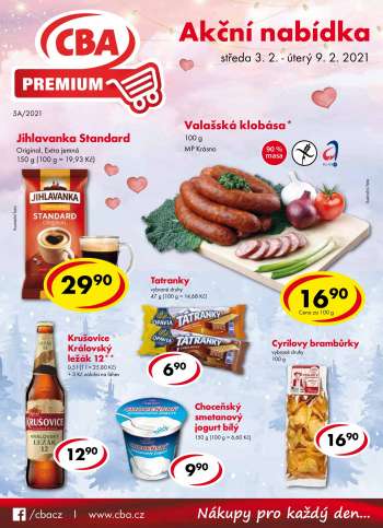 Leták CBA Premium - 3.2.2021 - 9.2.2021.