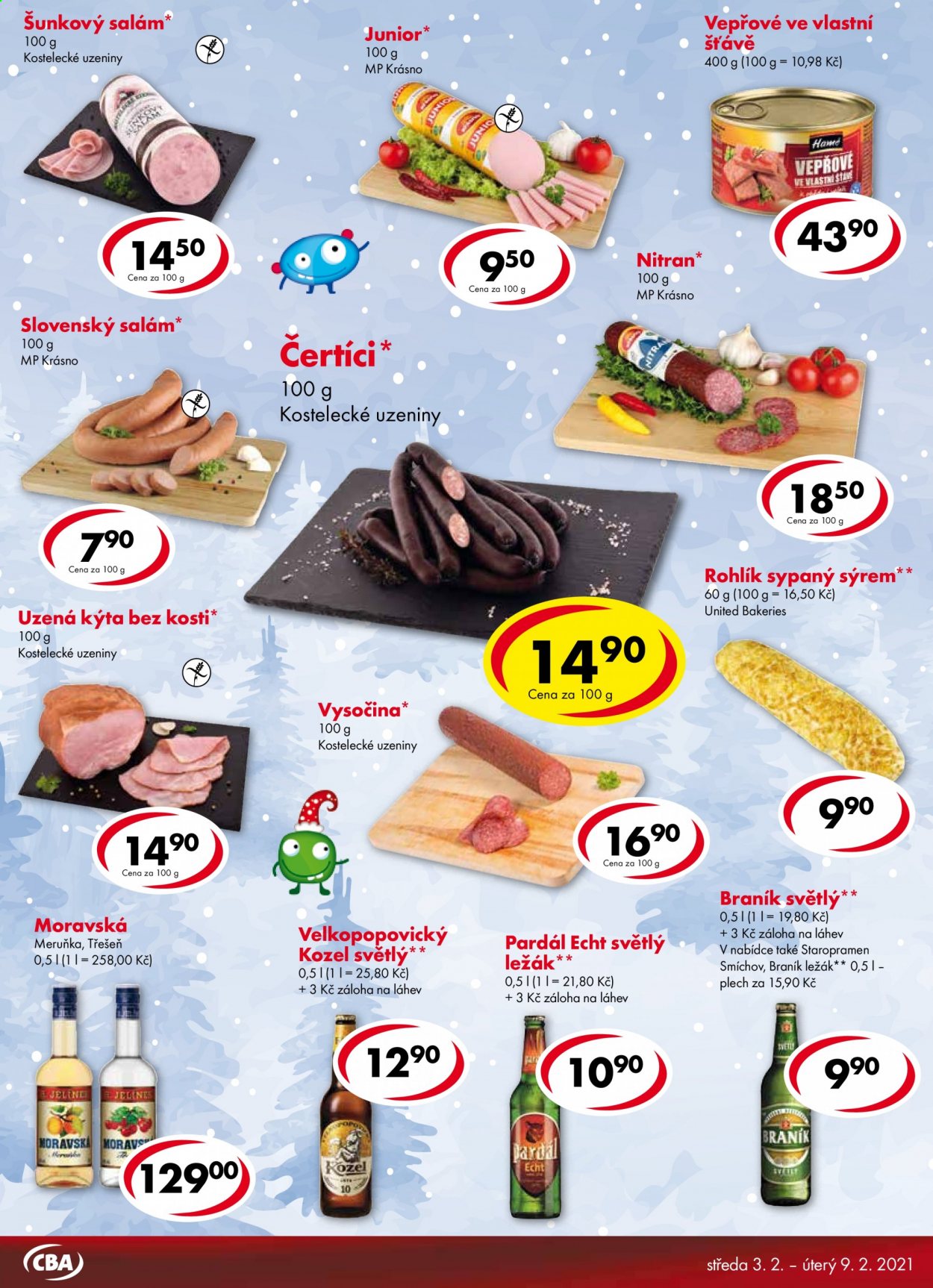Leták CBA Premium - 3.2.2021 - 9.2.2021. Strana 4