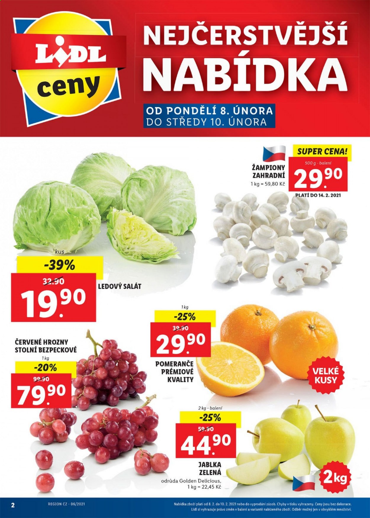 Leták Lidl - 8.2.2021 - 14.2.2021. Strana 2