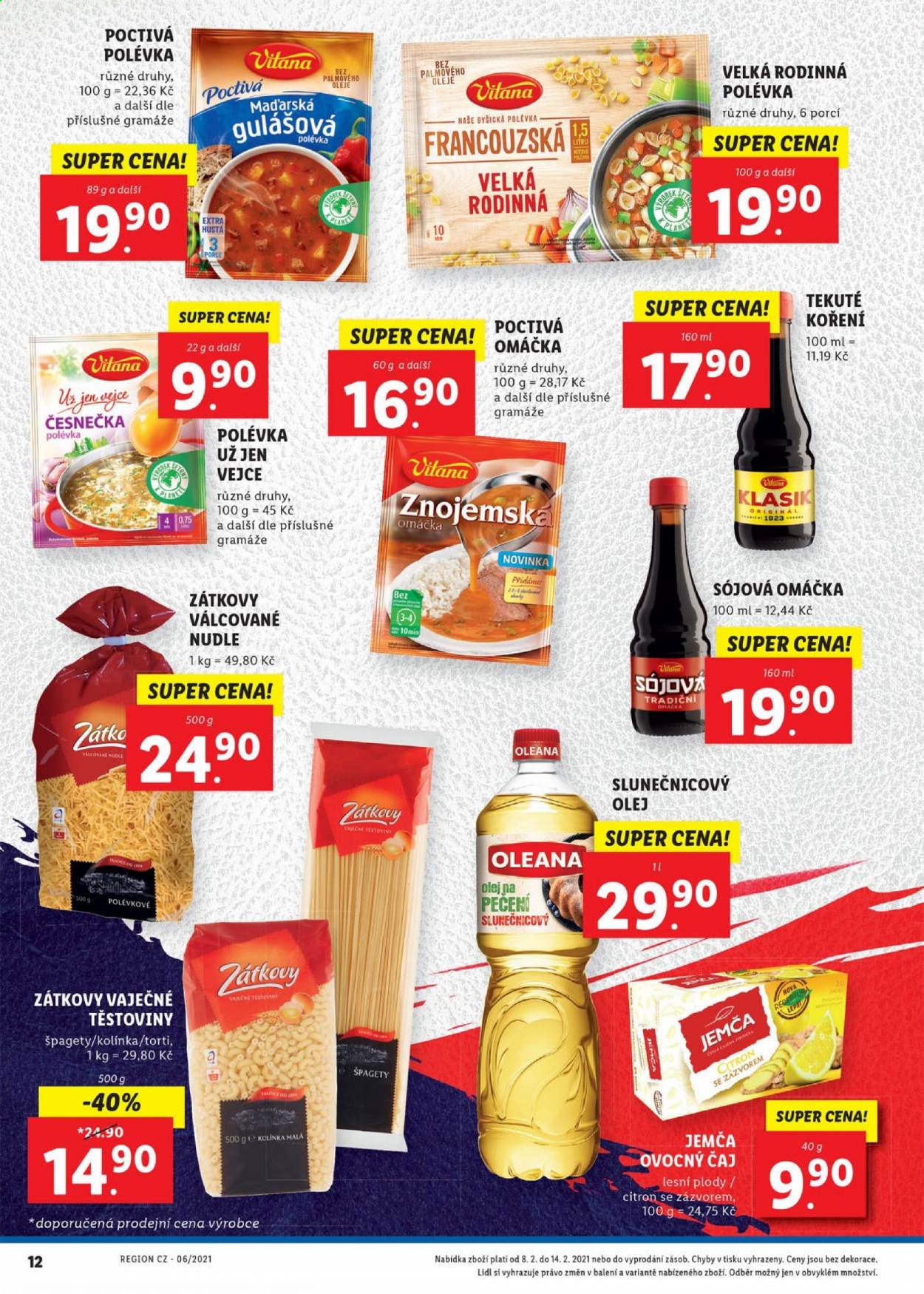 Leták Lidl - 8.2.2021 - 14.2.2021. Strana 12