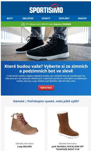 Leták SPORTISIMO - 4.2.2021 - 9.2.2021.