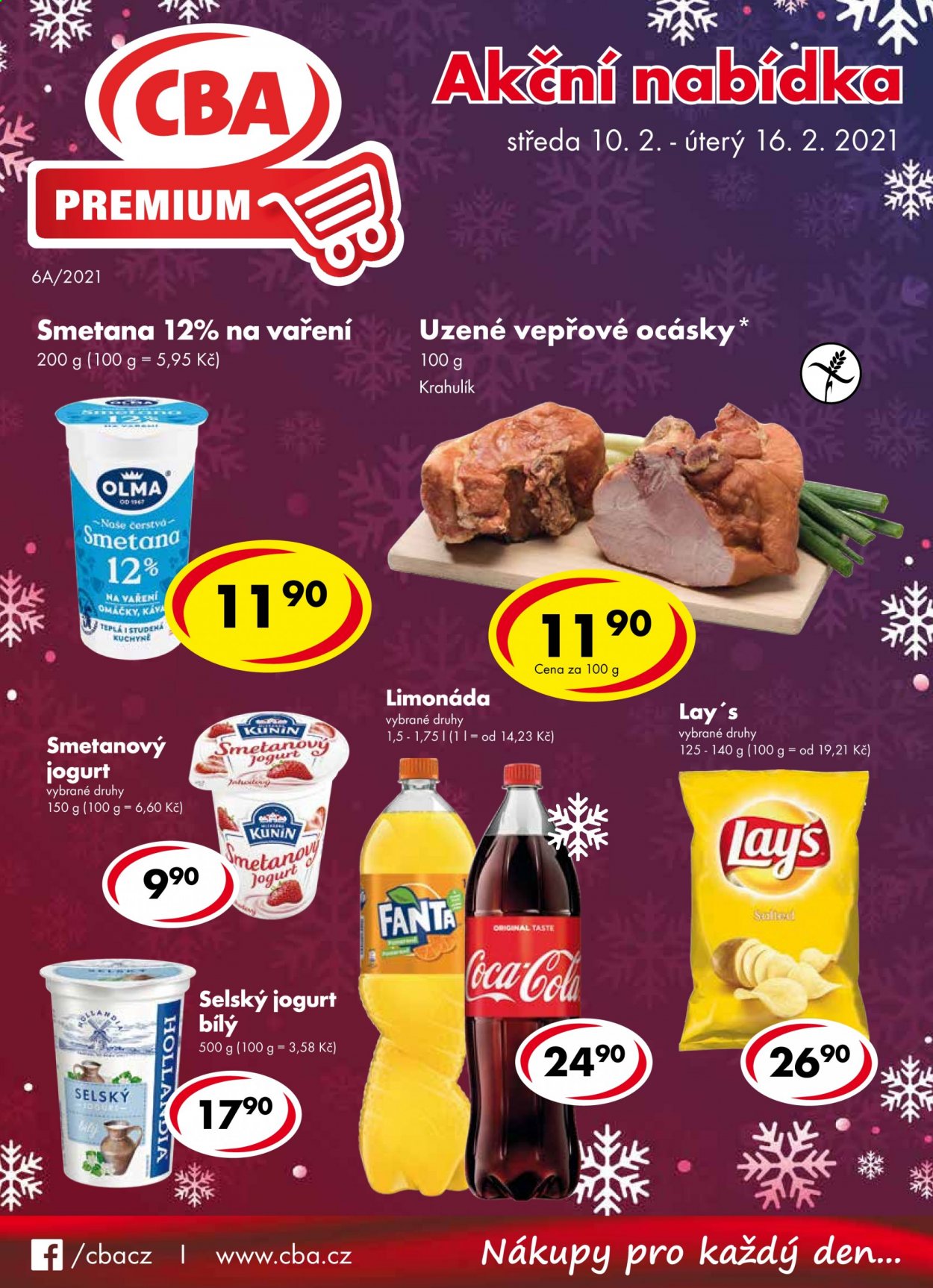 Leták CBA Premium - 10.2.2021 - 16.2.2021. Strana 1