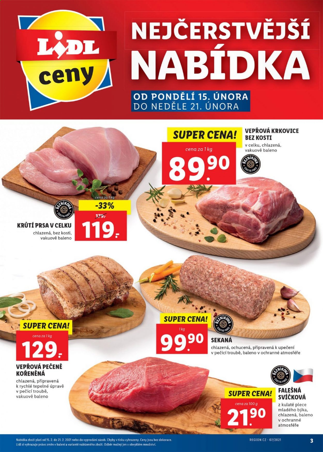 Leták Lidl - 15.2.2021 - 21.2.2021. Strana 3